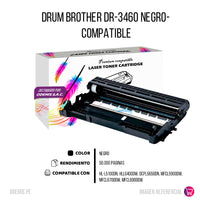 Drum Brother DR-3460 Negro 50K Pág. DCP L5650DN Compatible