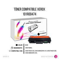 Toner Xerox 101R00474 Negro 10.000 Pág. 3225 Compatible