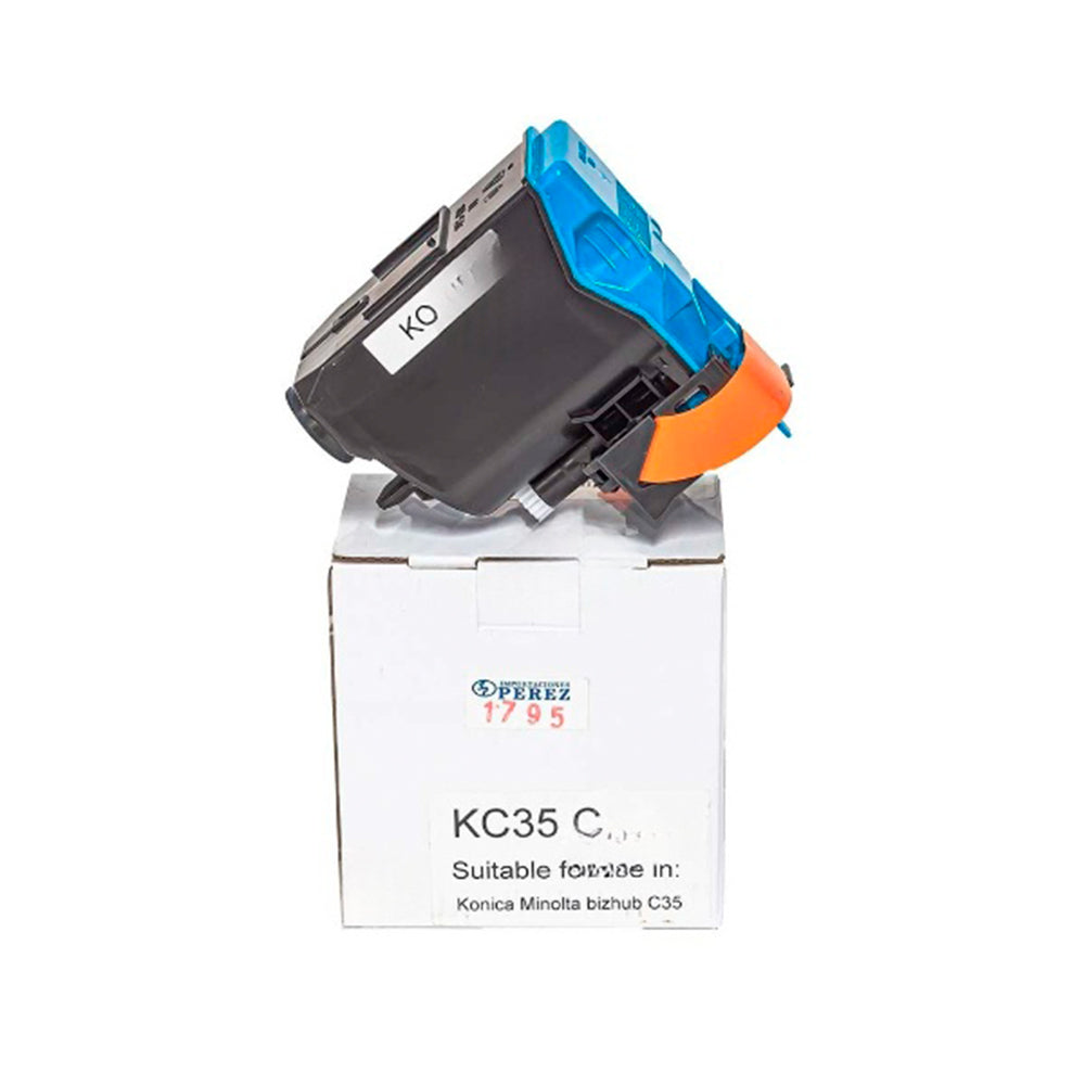 Toner Konica Minolta TNP22C Cyan 4,6K Pág. C35 Compatible