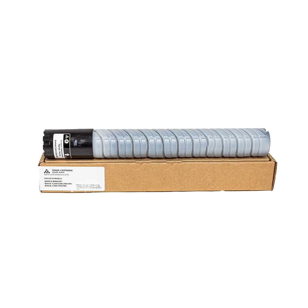 Toner Konica Minolta TN-216K, 319K Negro C280 Compatible