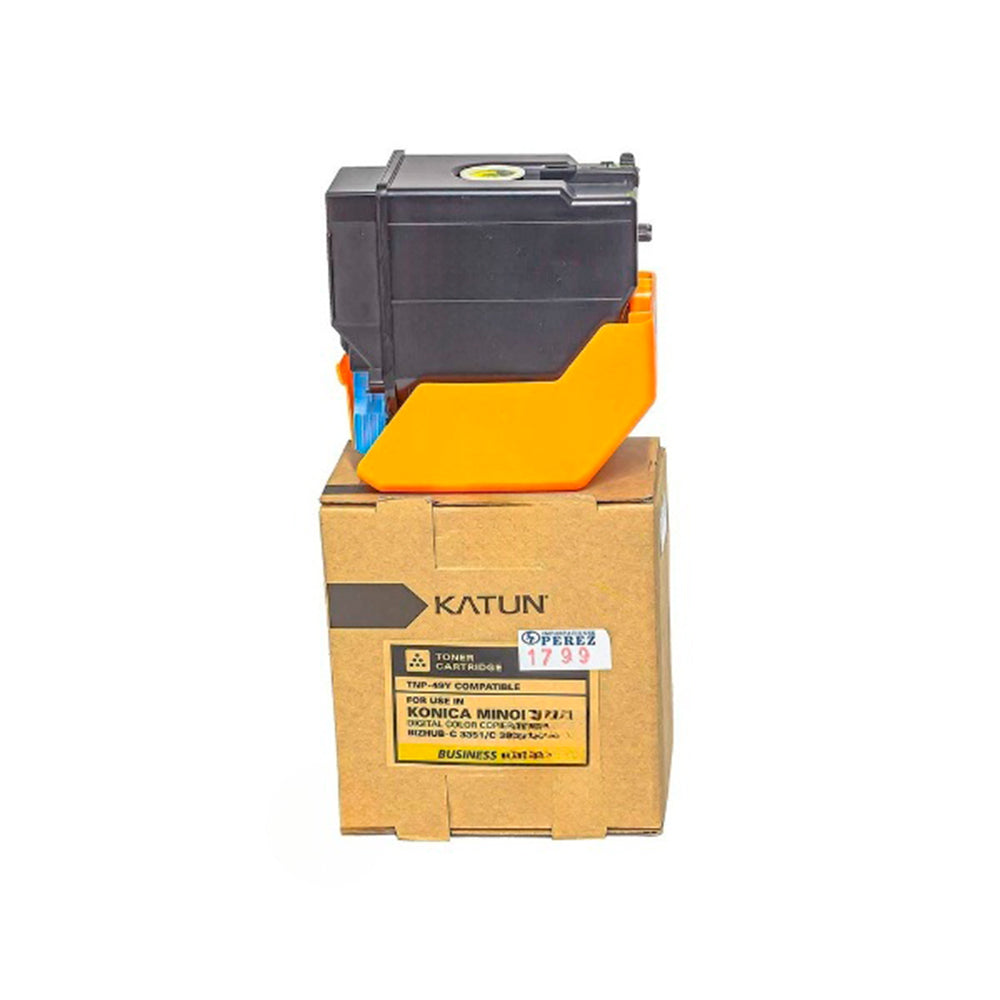 Toner Konica Minolta TNP49Y Yellow 12K Pág. C3351 Compatible