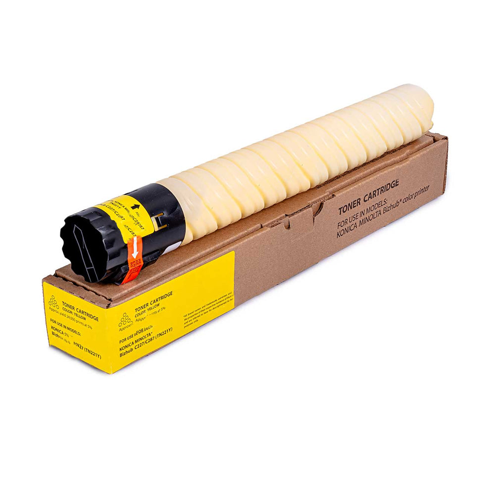 Toner Konica Minolta TN-221Y Yellow 1,4K Pág. C227 Compatible