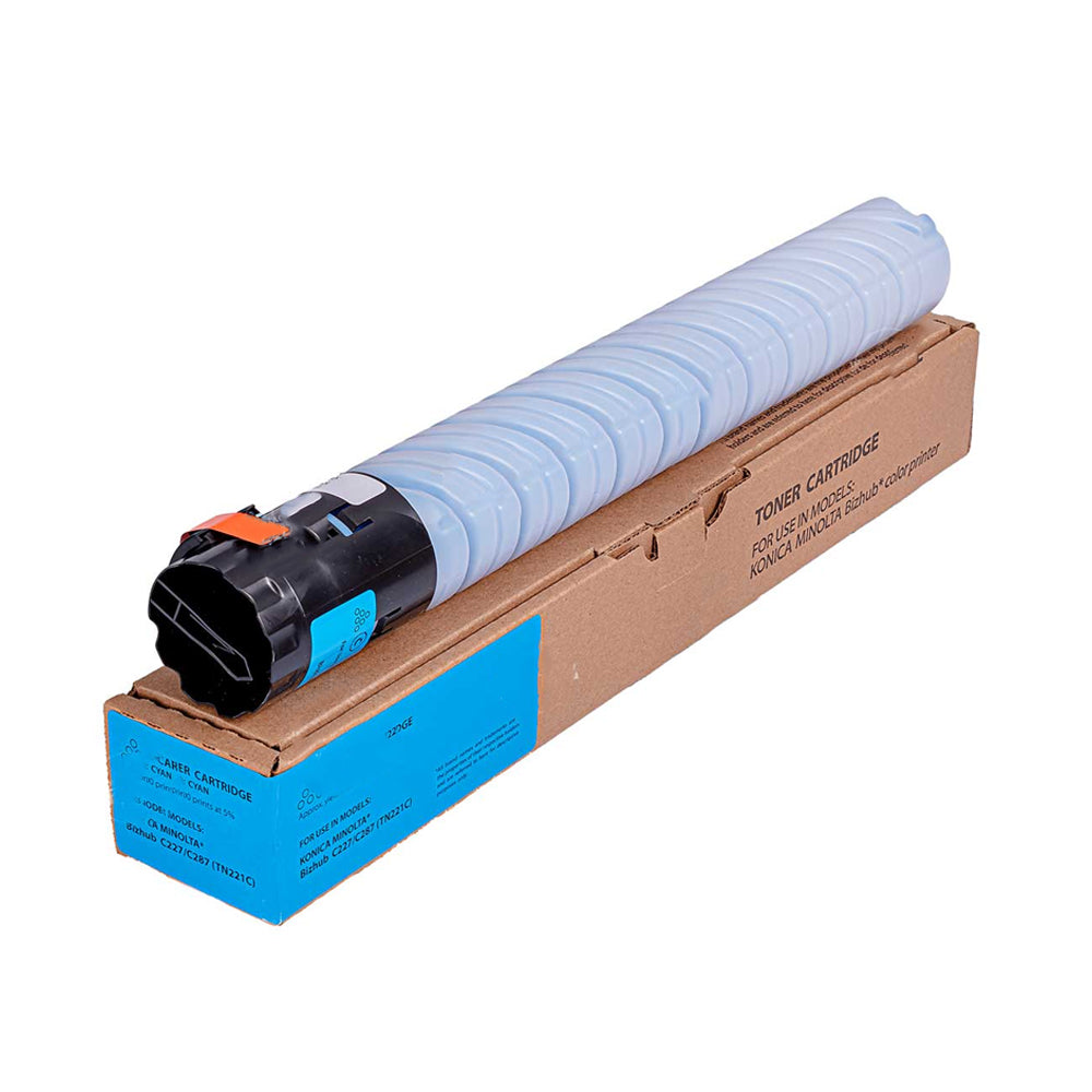 Toner Konica Minolta TN-221C Cian 1,4k Pág. C227 Compatible