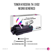 Toner Kyocera TK-3102 Negro 12.5K Pág. FS-2100dn Compatible