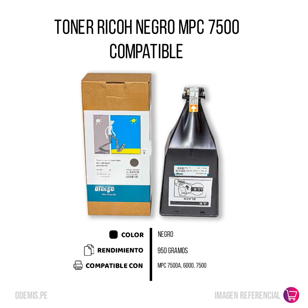 Toner Ricoh 841288 Negro 43.2K Pág. C6000, C7500 Compatible