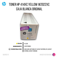 Toner HP 414XC W2022XC Yellow M454, M455, M479, M480 6.000 pag