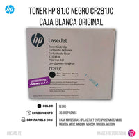 Toner HP 81JC CF281JC Negro M605, M606, M630 30.000 pag