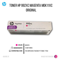 Tinta HP 992XC M0K11XC Magenta P77740Dw, 77750Z 16,000 pag