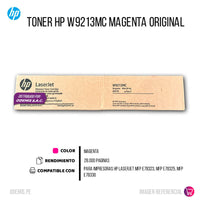 Toner Hp W9213MC Magenta E78323, E78325, E78330 28,000 pag