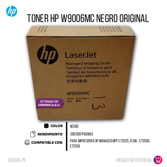 Unidad de Imagen Hp W9006MC E72525,E72530, E72535 200,000 pag
