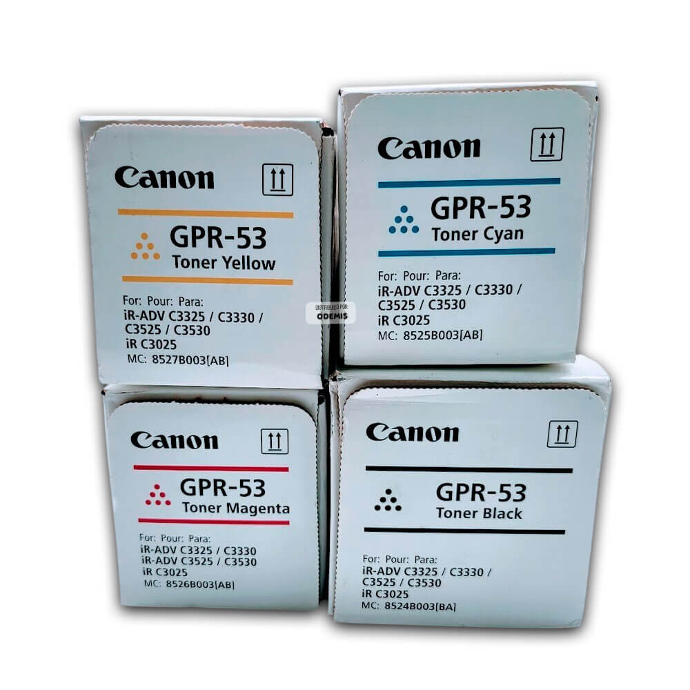 Toner Canon GPR 53 C3330i, C3325, C3330, C3530 Pack Completo