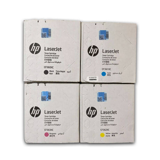 Toner Hp 508XC M552dn, M553dn, M553x, M577dn Pack Completo