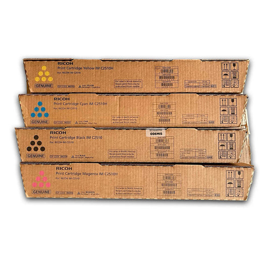 Toner Ricoh IM C2010, IM C2510 Negro y Colores Pack Completo