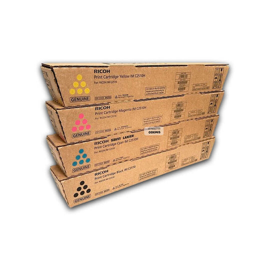 Toner Ricoh IM C2010, IM C2510 Negro y Colores Pack Completo