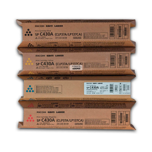 Toner Ricoh SP C430A, C431Dn, C440Dn Pack Completo Original