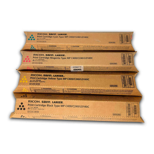 Toner Ricoh MP C300,MP C400, MP C401 Kit Completo Original