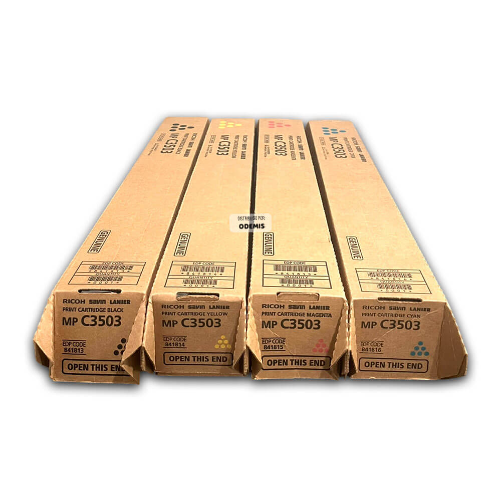 Toner Ricoh MP C3503, MP C3003, MP C3504, C3004 Kit Completo