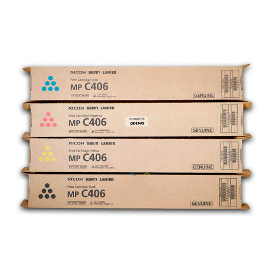 Toner Ricoh MP C406, MP C407, MP C306, MP C307 Pack Completo