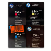 Toner Hp 654A M651n, M651dn, M651xh Pack Completo Original