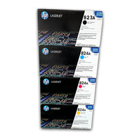 Toner Hp 823A, 824A CYMK CP6015, CP6015de Pack Completo