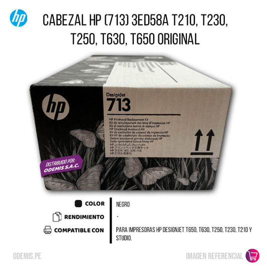 Cabezal HP (713) 3ED58A T210, T230, T250, T630, T650 Original