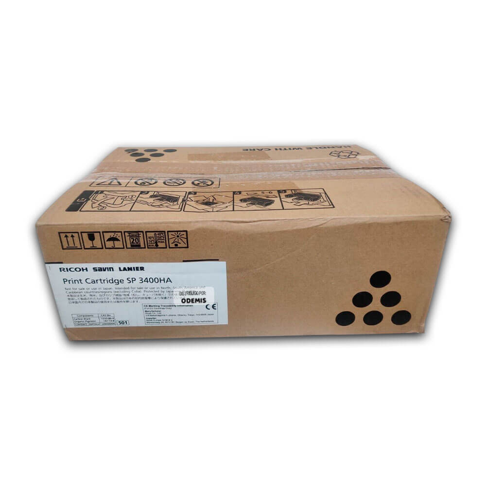 Toner Ricoh 406465 para SP 3410/3510 Original Negro