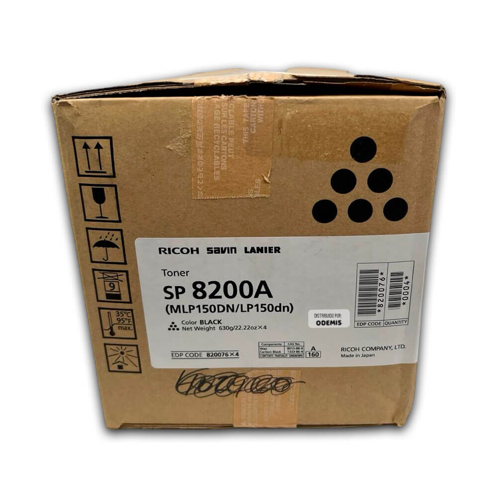 Toner Ricoh 820076 Negro Mp SP8200A 36,000 pag Original
