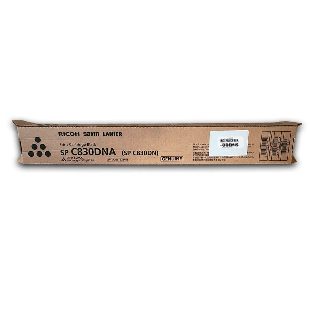 Toner Ricoh 821181 Negro SP C830DNA, C831DN 20,000 pag Original