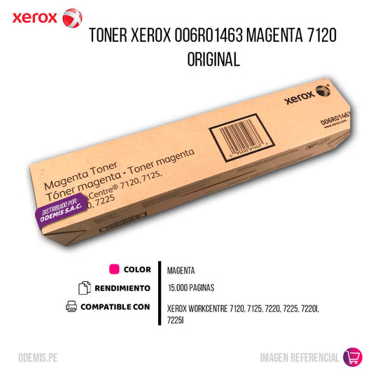 Toner Xerox 006R01463 Magenta 7120, 7125, 7220, 7225 15,000 pág