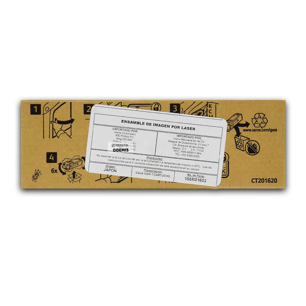 Toner Xerox 106R01602 Magenta Original 2500 Páginas