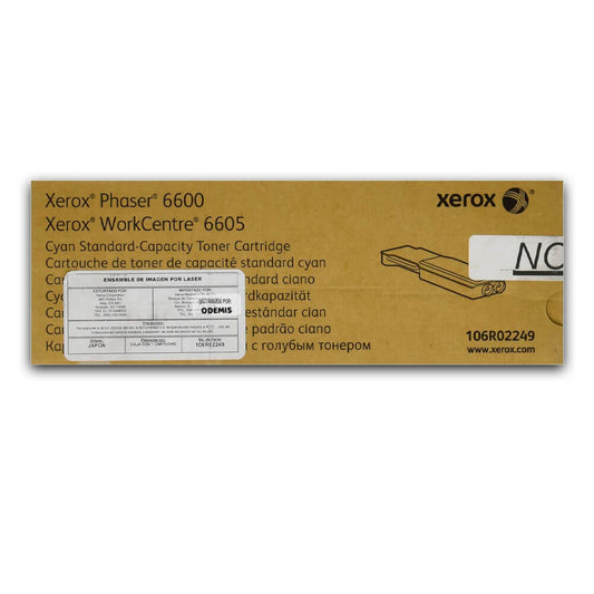 Toner Xerox 106R02249 Cyan PH 6600, WC 6605 2,000 pag