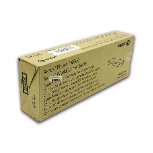 Toner Xerox 106R02249 Cyan PH 6600, WC 6605 2,000 pag