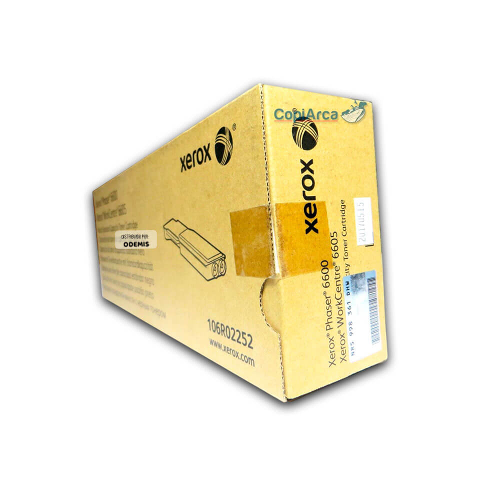 Tóner Xerox 106R02252 Original Negro Phaser 6600