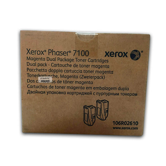 Toner Xerox 106R02610 Dual Magenta PH 7100 9,000 pag