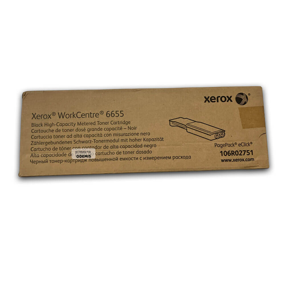 Tóner Xerox 106R02751 Negro WorkCentre 6655 Original