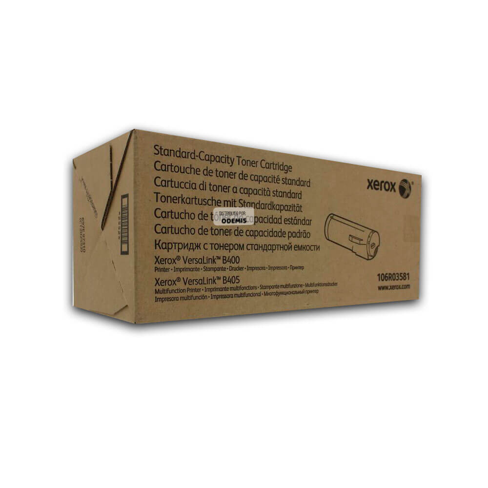 Toner Xerox 106R03581 Negro B400, B405 5,900 pag Original