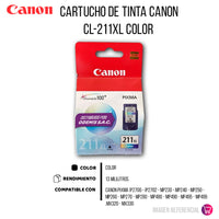 Tinta Canon Cl-211Xl Color 13ml MP240, MX320 Original