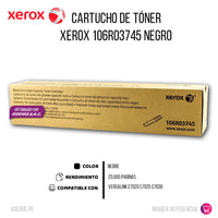 Toner Xerox 106R03745 Black 23600 Pág. C7030 Original