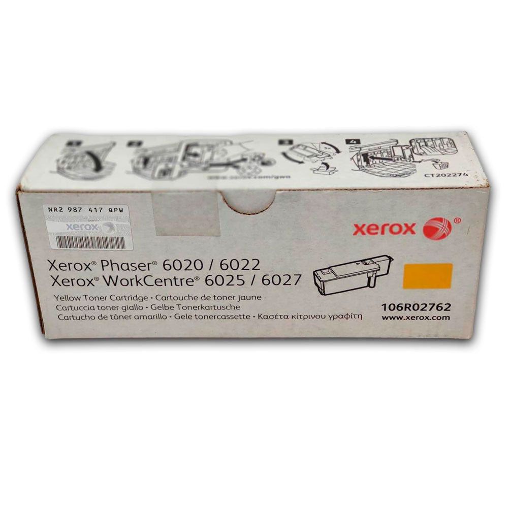 Toner Xerox 106R02762 Yellow 1K Pág. 6020 Original