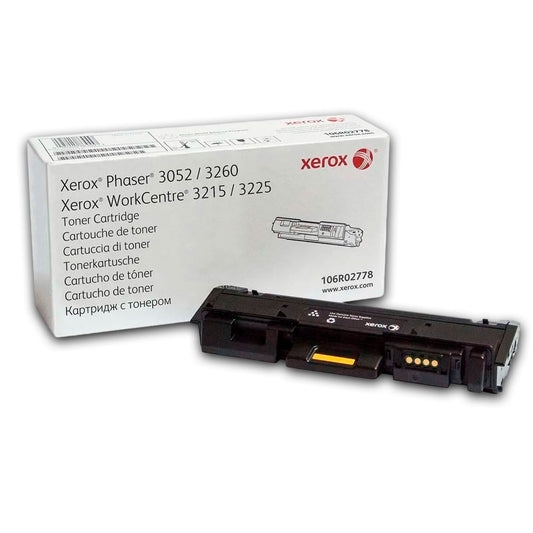 Toner Xerox 106R02778 Negro 3K Pág. 3225 Original