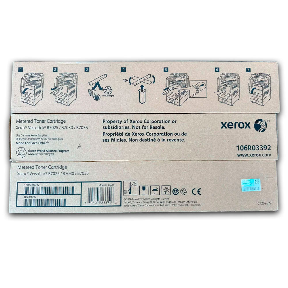 Toner Xerox 106R03392 Negro 30K Pág. B7035 Original