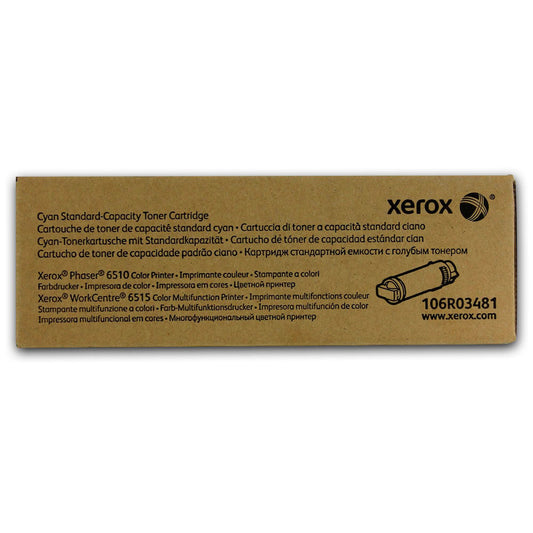 Toner Xerox 106R03481 Cyan 1K Pág. 6515 Original