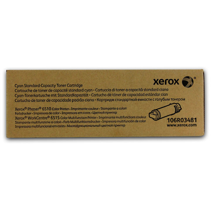 Toner Xerox 106R03481 Cyan 1K Pág. 6515 Original