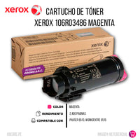 Toner Xerox 106R03486 Magenta 2400 Pág. 6515 Original