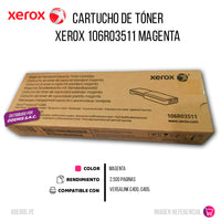 Toner Xerox 106R03511 Magenta 2500 Pág. C405 Original