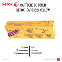 Toner Xerox 106R03521 Yellow 4800 Pág. C405 Original