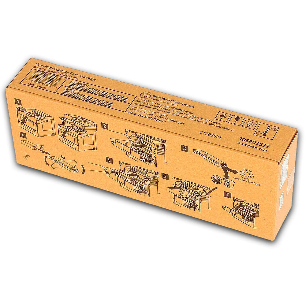 Toner Xerox 106R03522 Cian 4800 Pág. C405 Original