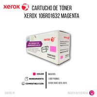 Toner Xerox 106R01632 Magenta 1K Pág. 6015 Original