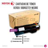 Toner Xerox 106R02721 Negro 5900 Pág. 3615 Original