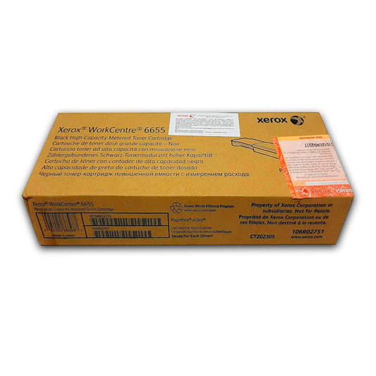 Toner Xerox 106R02751 Negro 12K Pág. 6655 Original